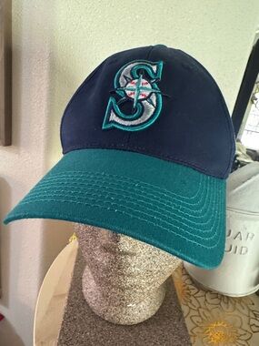 Seattle Mariners Navy & Teal Baseball Cap by Outdoor Cap